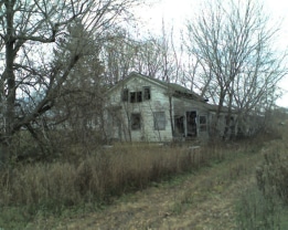 Old house on the seasonal part of the Glass Road